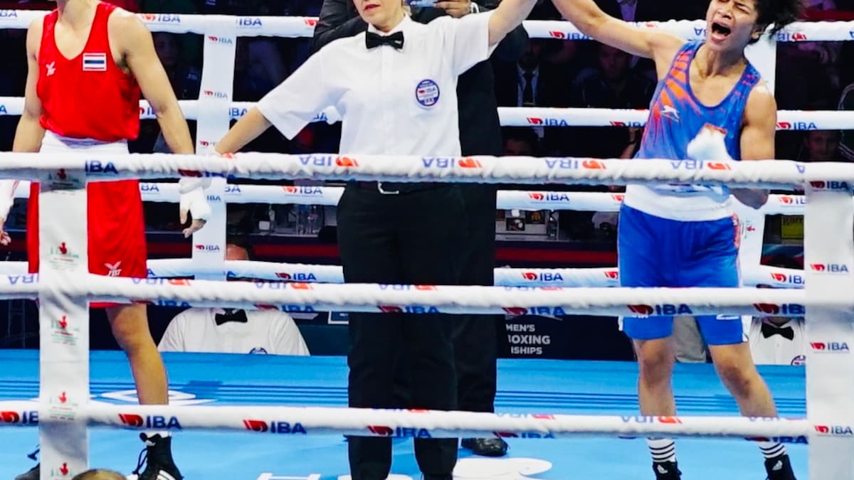 Night Zareen won Gold at Women's World Boxing Championships