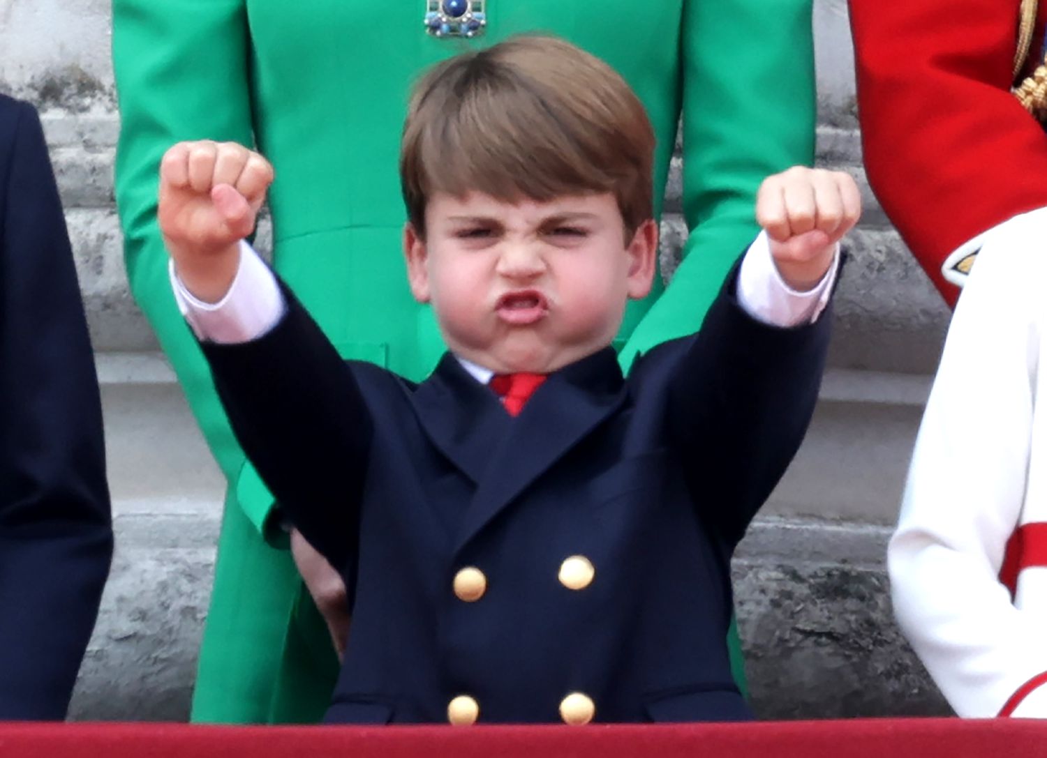 Prince Louis Was Back Up to His Hilarious Antics at the 2023 Trooping the Colour