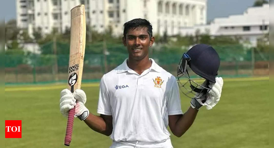 Prakhar Chaturvedi Creates History with Unbeaten 404 in Cooch Behar Trophy Final | Cricket News - Times of India